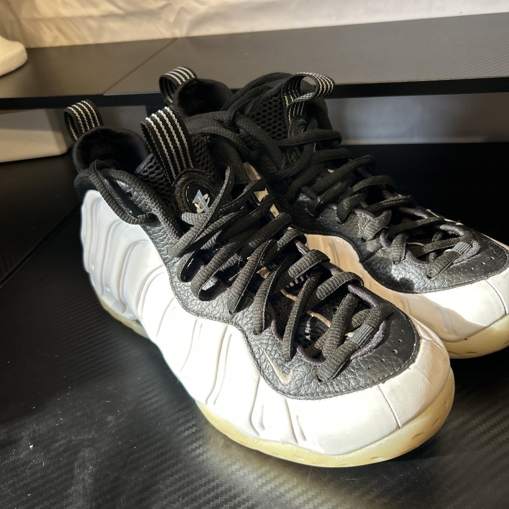 Nike Little Posite One Penny PE Big Kids'‎ Shoes White-Black DV2238-100 Size 8Y